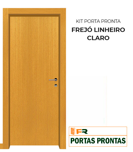 kit porta pronta Frejó Linheiro Claro - fr portas prontas