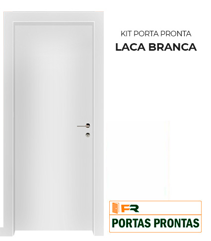 kit porta pronta Laca Branca - fr portas prontas